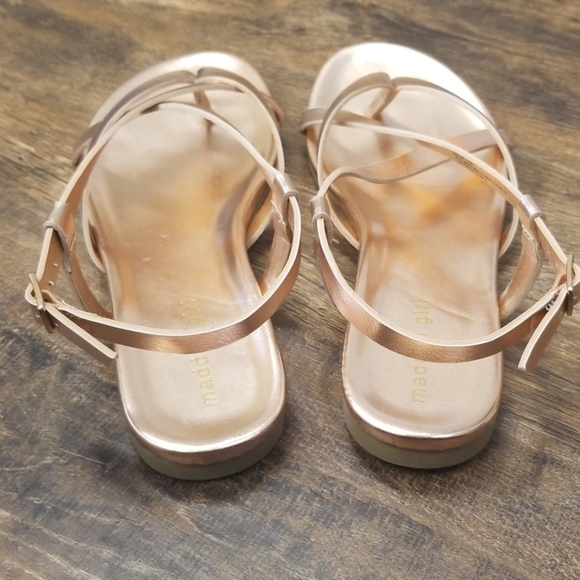 Womens Madden Girl Delia Sandal Rose Gold - Picture 3 of 5